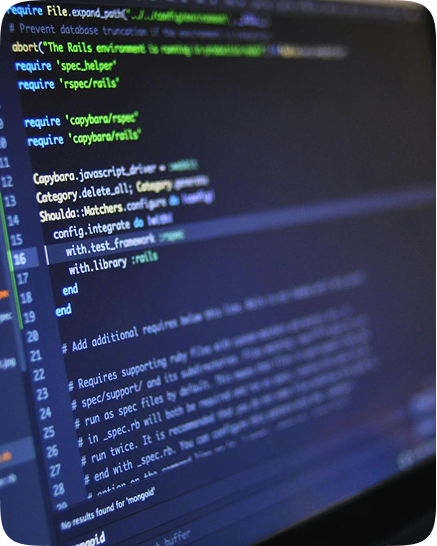 Team working in modern office space